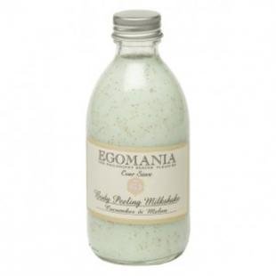 Натуральный крем-скраб, egomania молочко-скраб для тела огурец и дыня egomania - body peeling milkshake 194086 290 мл