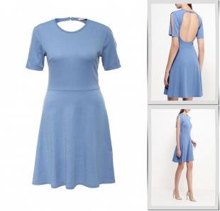 Голубые платья, платье lamania, весна-лето 2016